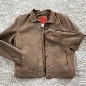 Isaac Mizrahi suede jacket